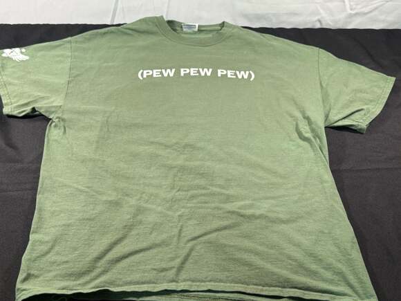 Gildan Other - Pew Pew Pew T-Shirt - Green - XL